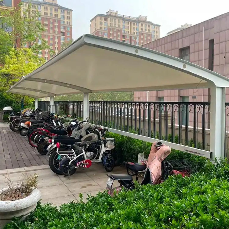 襄阳膜结构电动车棚